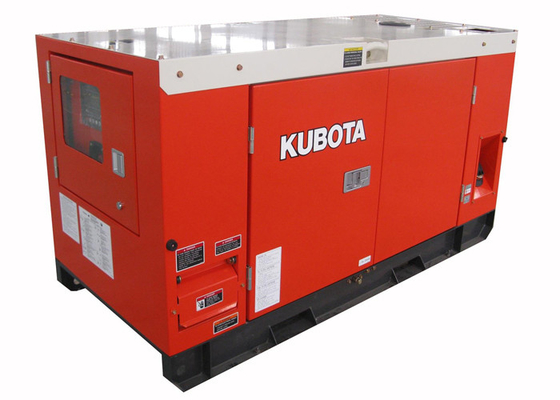 근원 일본 Kubota 디젤 엔진 발전기 세트, 매우 침묵하는 전기 시작 디젤 발전기