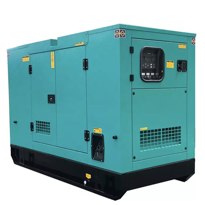 20KW 25KVA 디젤 발전기 세트 50 Hz 주파수 및 고정 설치를 위한 6200kg 철강 구조