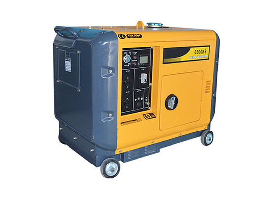 최고 침묵하는 작은 휴대용 발전기, 5kva 5000w 휴대용 디젤 엔진 발전기