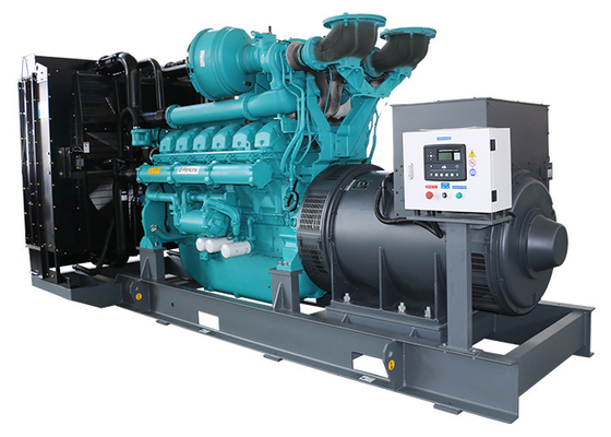 컨테이너 타입 퍼킨스 디젤 발전기 세트 / 젠셋 1200kw 1500kva 물 냉각