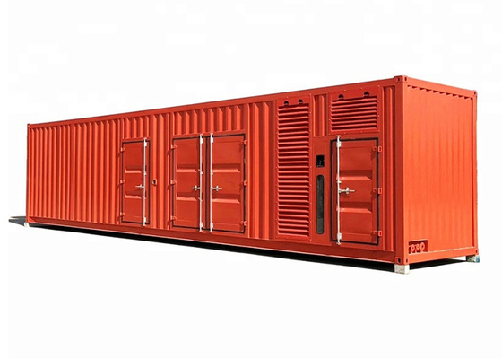 컨테이너 타입 퍼킨스 디젤 발전기 세트 / 젠셋 1200kw 1500kva 물 냉각